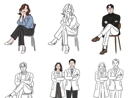 당일작업 급한작업 가능 웨딩사진 청첩장 인물라인드로잉