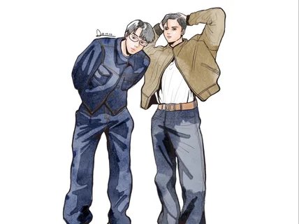 삽화 수채화 감성 일러스트