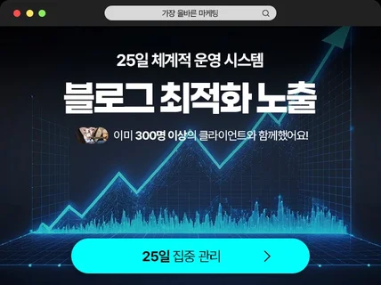 블로그 포스팅/기자단  월관리/건바이/최적화노출