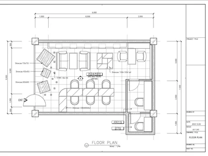 연중무휴 CAD 인테리어 도면 작업해드립니다.