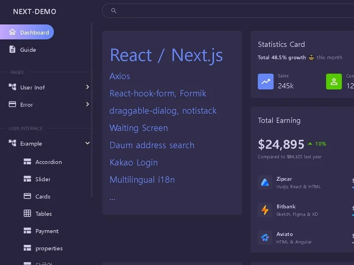 1. React, N..