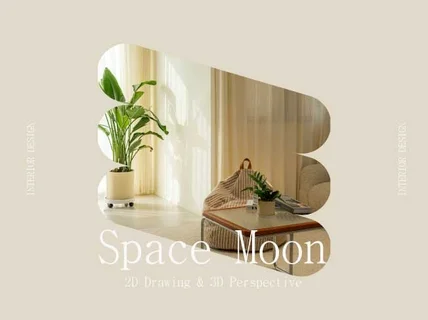 도면 및 3D 투시도 제작(Space Moon)