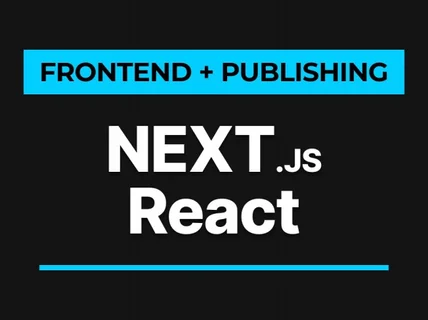 Next.js, React 리액트 프론트엔드 개발