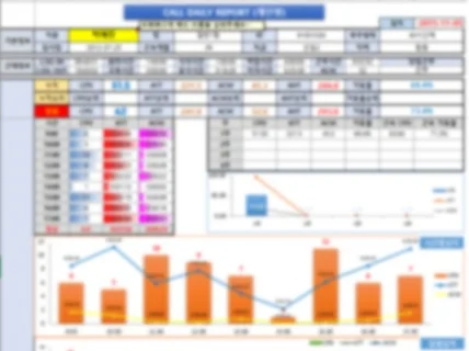 엑셀 리포트 맞춤제작, 원하는 형태로 만들어드립니다.