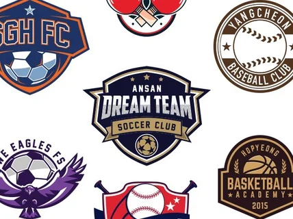 프로 스포츠 전문 디자이너의 로고 디자인