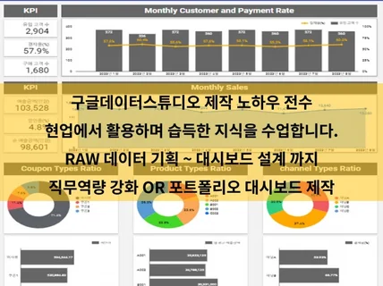 구글데이터 스튜디오 대시보드 설계 과외