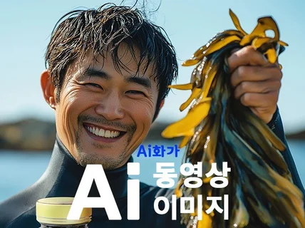 AI화가 AI 모델 이미지 동영상 광고 만듭니다.