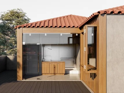 건축 렌더링 작업/외부 투시도/조감도