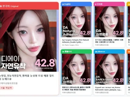 리나AI 배너/상세페이지 번역+리터칭작업 모든언어대응