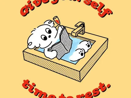 활용도 높은 맞춤형 아기자기 일러스트 그려드려요