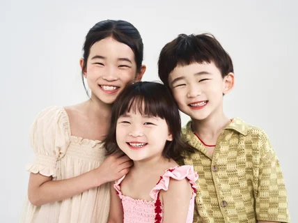 삼남매 아동모델 키즈 유아 연령별 맞춤 스타일링 가능