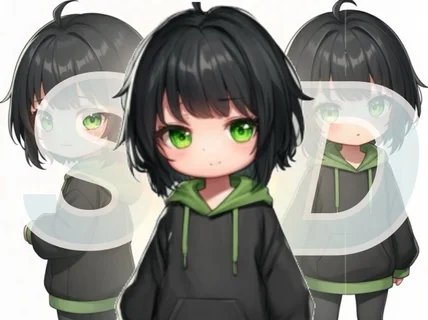 귀여운 SD 캐릭터 작업 해드려요.