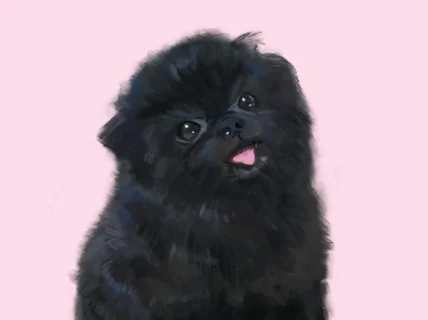 반려동물/강아지/고양이 초상화 그림 그려드립니다