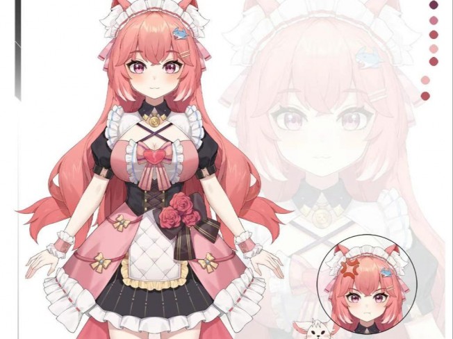 Live2D VTUBER 버튜버 전신 일러+리깅 패키지
