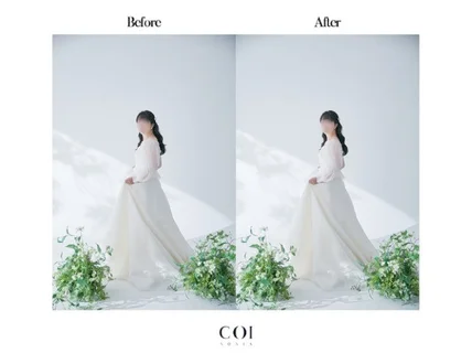 자연스러운 웨딩사진/프로필사진/쇼핑몰사진 보정편집