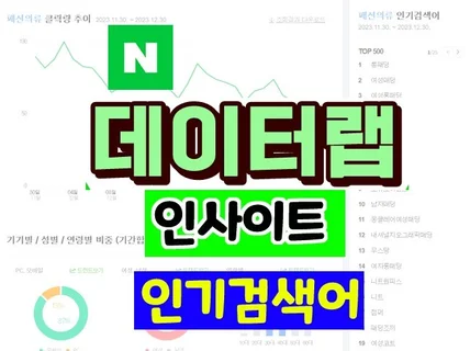 N사 데이터랩 인사이트 인기검색어 추출 프로그램