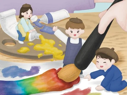 교재삽화, 동화삽화, 교육용 일러스트 그려드립니다