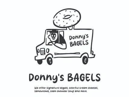 요즘 대세 캐릭터 드로잉 로고 디자인