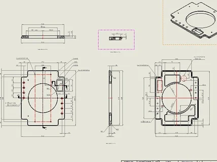 2D -3D 작업 변환 CAD 솔리드웍스