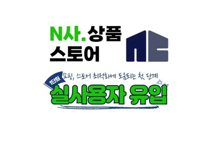 N사 스토어 쇼핑 실사용자 트래픽 최적화 관리