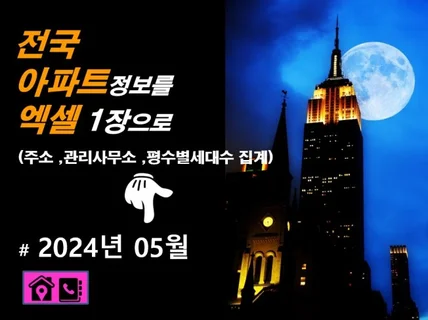 아파트 관리사무소 전화번호, 아파트 단지 24년 05월