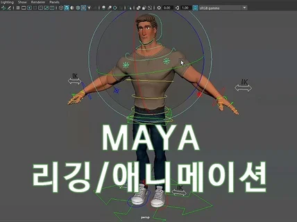 3D Maya 리깅 작업해드립니다