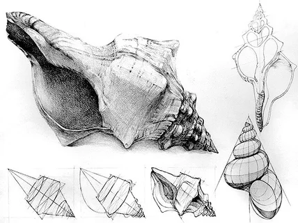 투시법을 활용한 입체물 그립니다.