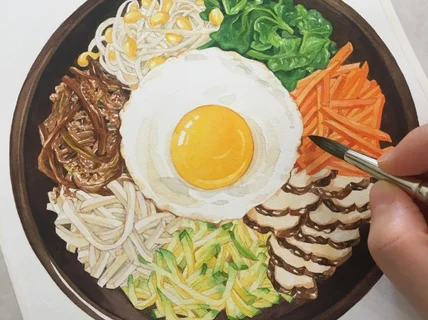 카페  음식 메뉴, 맛깔스럽게 작업해 드려요.