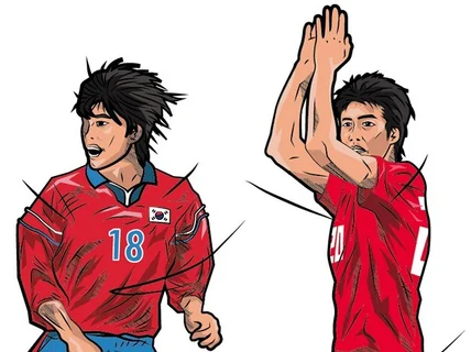 스포츠 선수 인물 팬아트 일러스트 드로잉