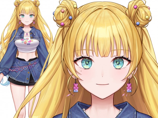 Vtuber 버츄얼 캐릭터 모델 제작