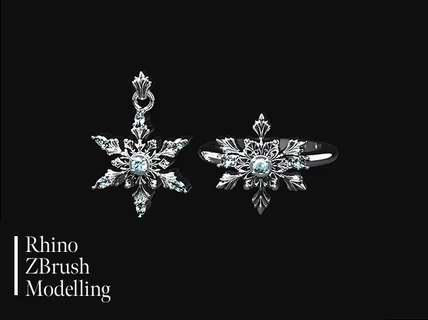 주얼리 디자인, 3D 모델링, 주문 제작, 높은 퀄리티