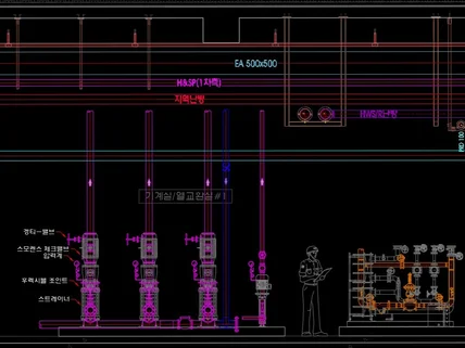 건축, 인테리어, 설비 CAD 도면 작성해드립니다.