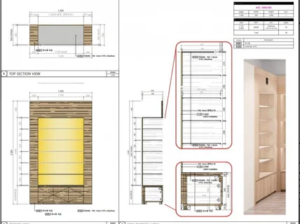 가구도면 및 건축도면 그려드립니다 하루안에 작업가능