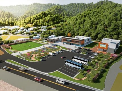 건축,환경,경관조명,공공 디자인 3d렌더링,3d영상