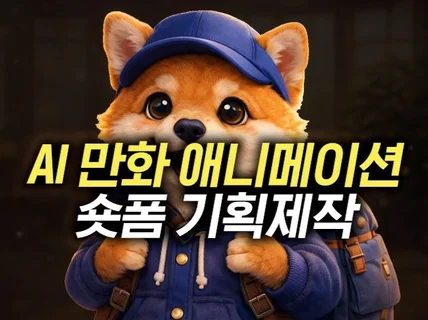 AI 만화 숏폼 영상 제작 / 기획부터 제작까지