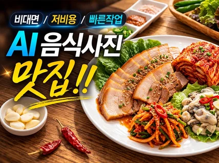 실제 촬영 감성 기반의 AI 음식 이미지 제작