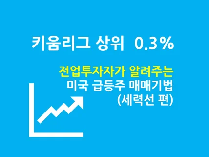 미국급등주 세력선 활용기법 노하우 알려 드립니다.