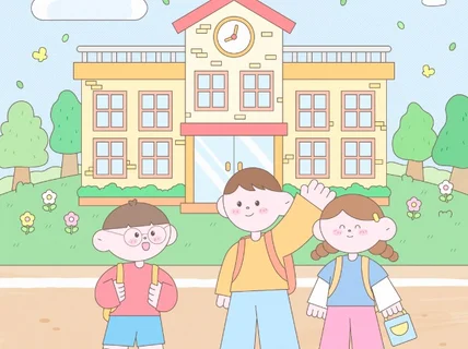 따뜻하고 선명한 책표지/삽화/사보/그림책/맞춤 일러스트