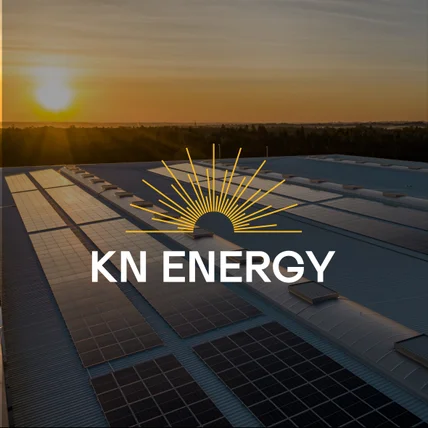 포트폴리오-태양광 산업 'KN ENERGY'의 로고 디자인입니다.