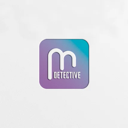포트폴리오-치매 자가진단 앱, Memory Detective 로고