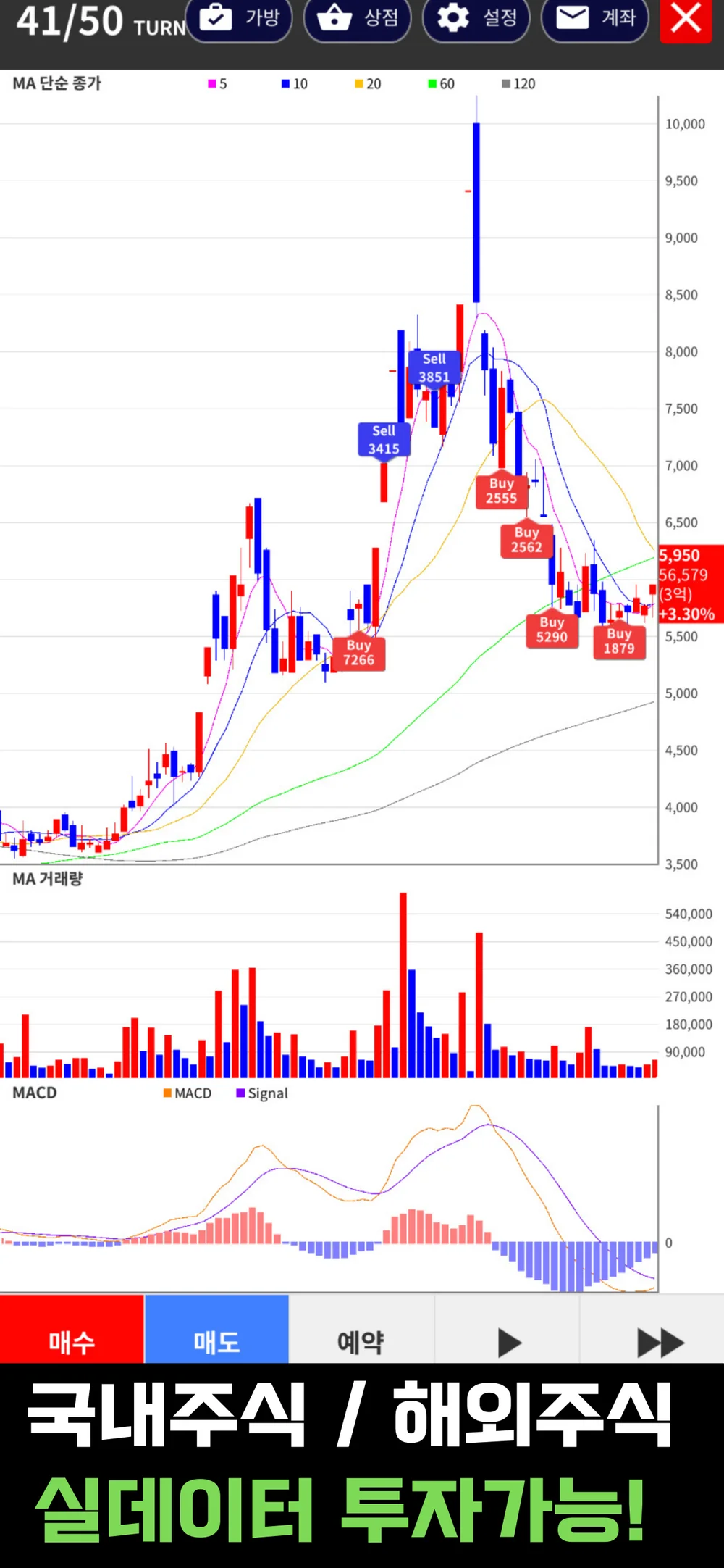 주식 투자 게임, 게임·AR·VR 포트폴리오 - 크몽