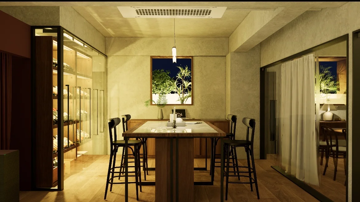 WINE SHOP INTERIOR DESIGN, 3D 공간 모델링 포트폴리오 - 크몽