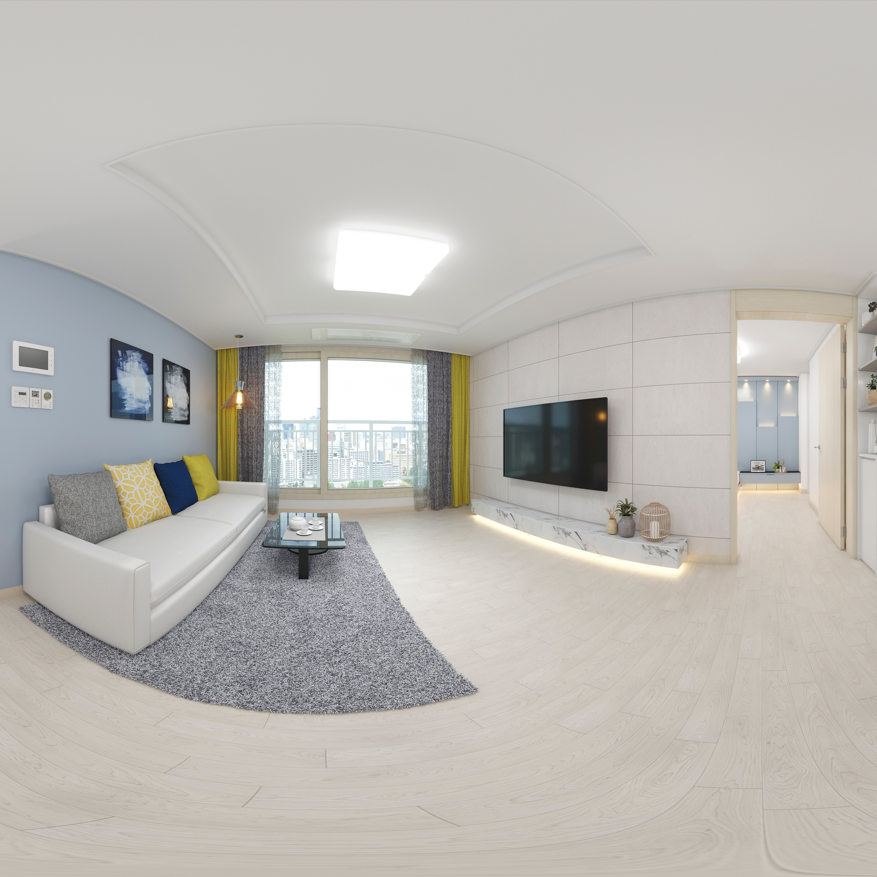 인테리어 파노라마 VR , 360도 렌더링 작업, 3D 공간 모델링 포트폴리오 - 크몽