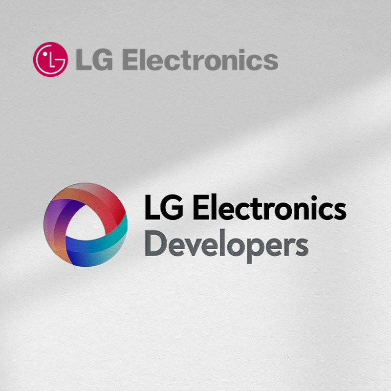 포트폴리오-LG전자 개발자 컨퍼런스 로고 제작 포트폴리오