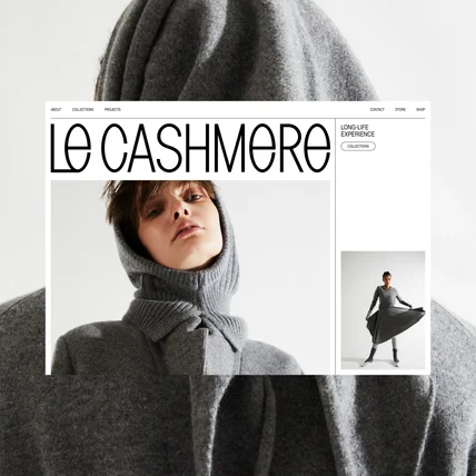 포트폴리오-LECASHMERE 웹사이트 기획, 디자인, 개발