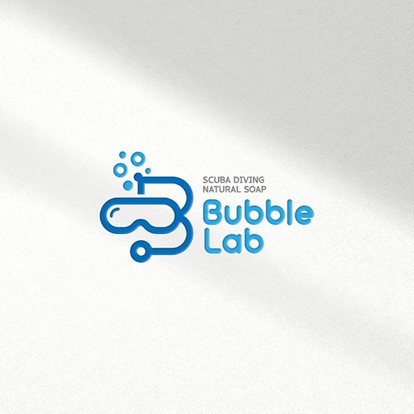 포트폴리오-Bubble Lab 로고 디자인