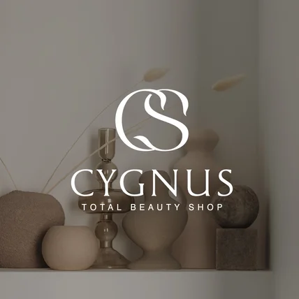 포트폴리오-뷰티샵 CYGNUS 로고 디자인 제작