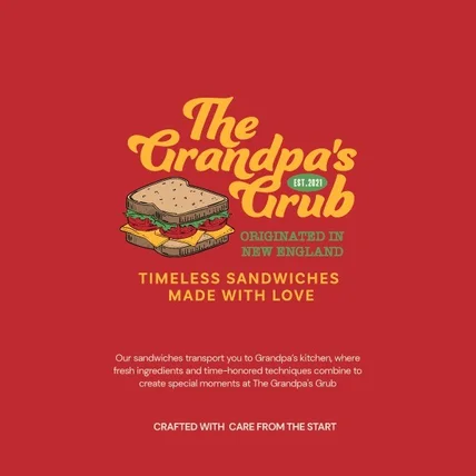 포트폴리오-Sandwich Shop The Grandpa's Grub