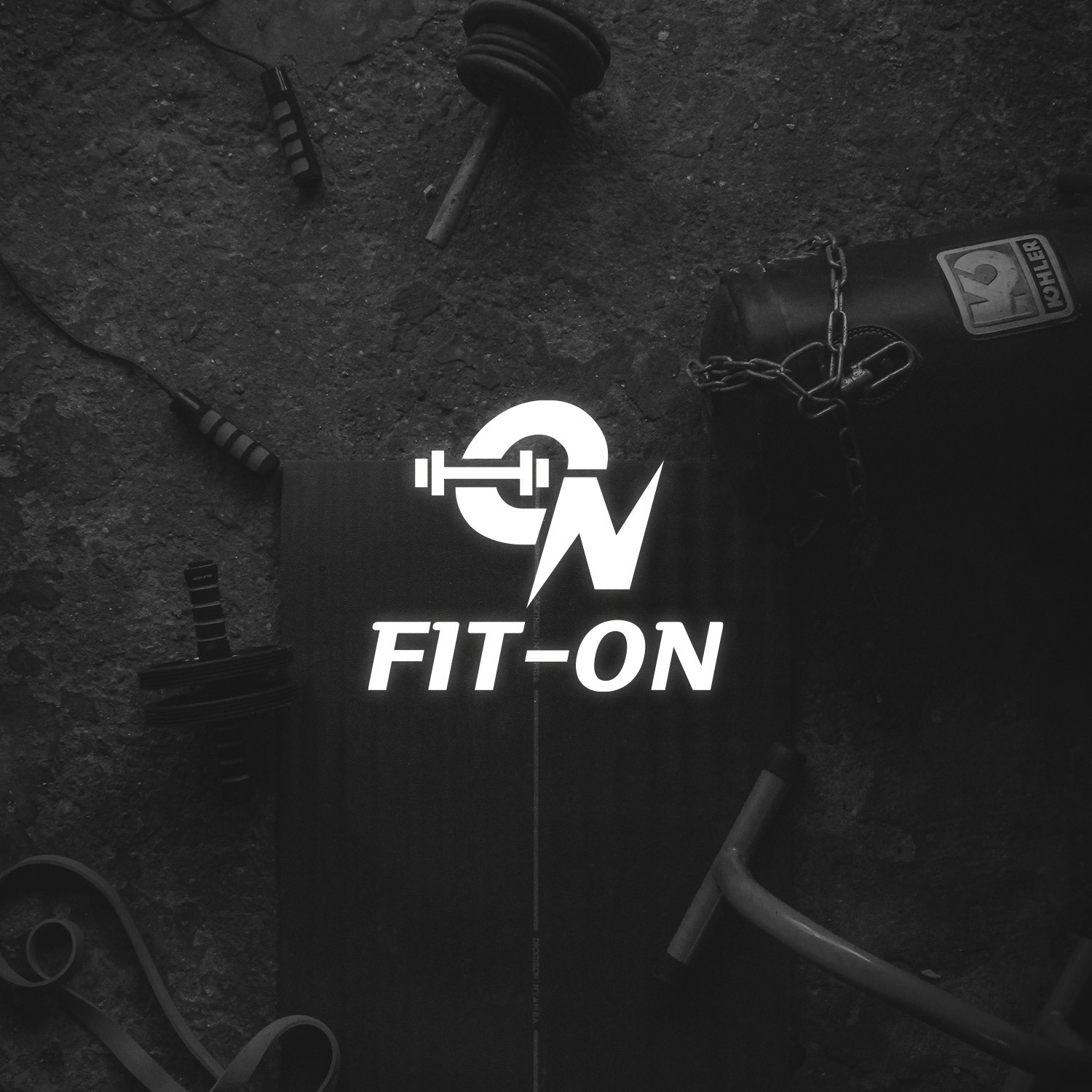 포트폴리오-'FIT ON' PT샵 로고