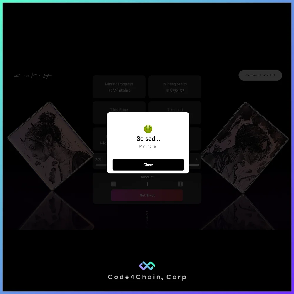 NFT 민팅 및 민팅페이지 (ETH), 블록체인·NFT 포트폴리오 - 크몽